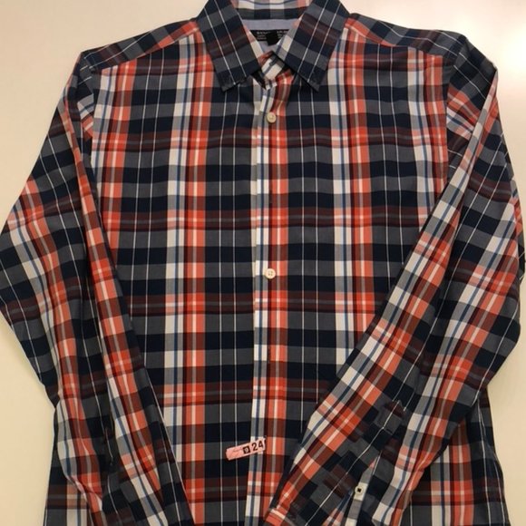 BANANA REPUBLIC COTTON BUTTON DOWN SHIRT - Picture 2 of 8